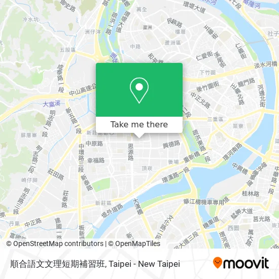 順合語文文理短期補習班 map