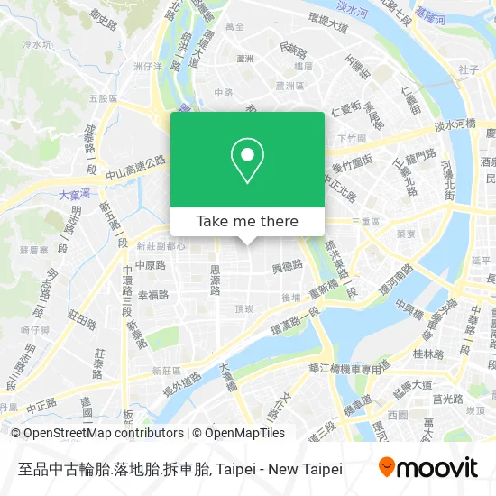 至品中古輪胎.落地胎.拆車胎地圖