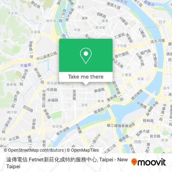 遠傳電信 Fetnet新莊化成特約服務中心 map
