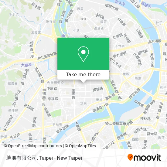 勝朋有限公司 map