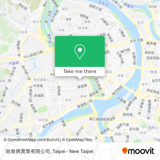 敔泰興實業有限公司 map