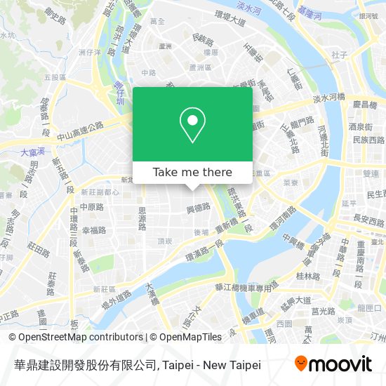 華鼎建設開發股份有限公司地圖
