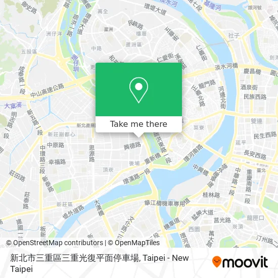 新北市三重區三重光復平面停車場地圖