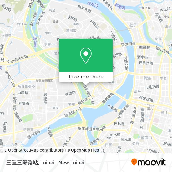 三重三陽路站 map