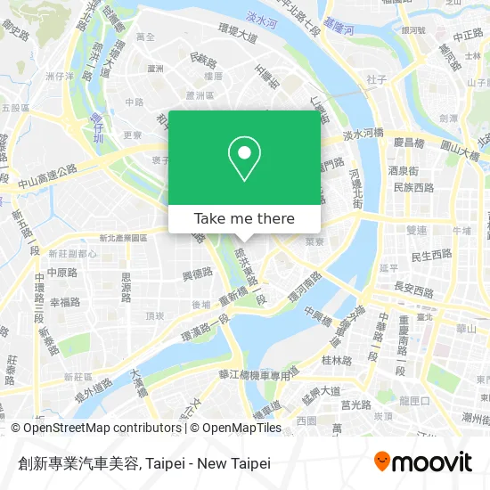 創新專業汽車美容 map