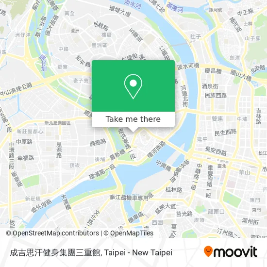 成吉思汗健身集團三重館地圖