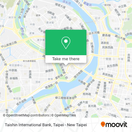 Taishin International Bank map