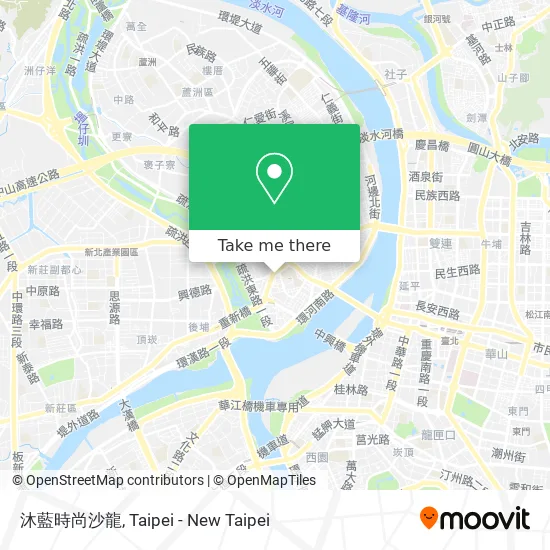 沐藍時尚沙龍地圖
