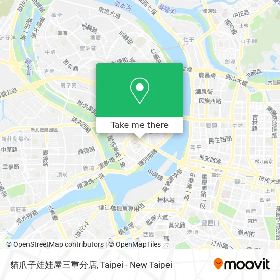 貓爪子娃娃屋三重分店 map