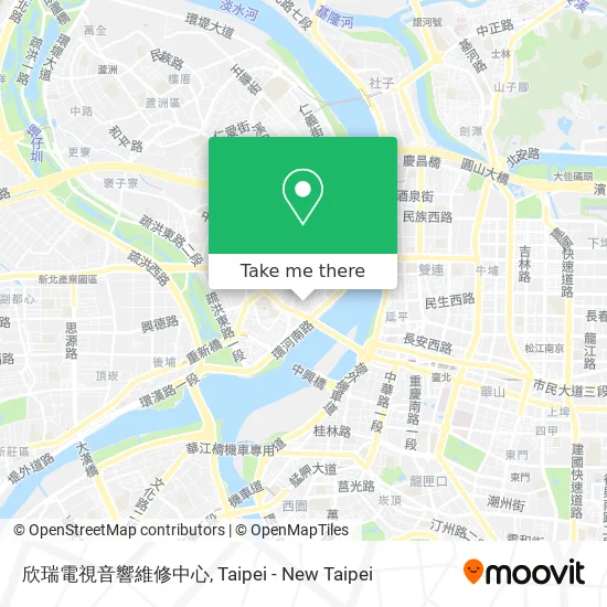 欣瑞電視音響維修中心地圖