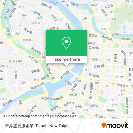 華昇盛被服企業地圖