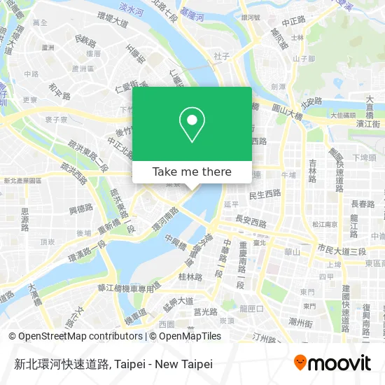 新北環河快速道路 map