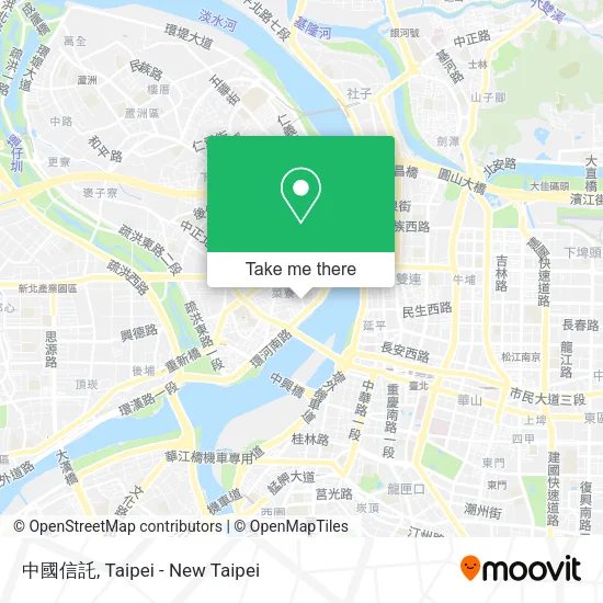 中國信託地圖