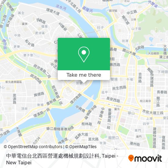 中華電信台北西區營運處機械規劃設計科 map