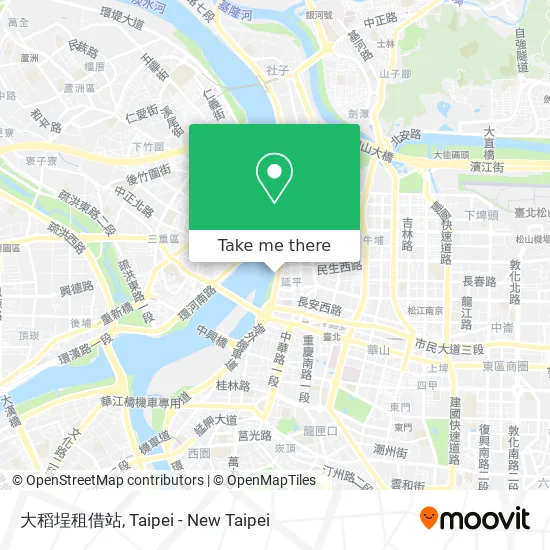 大稻埕租借站 map