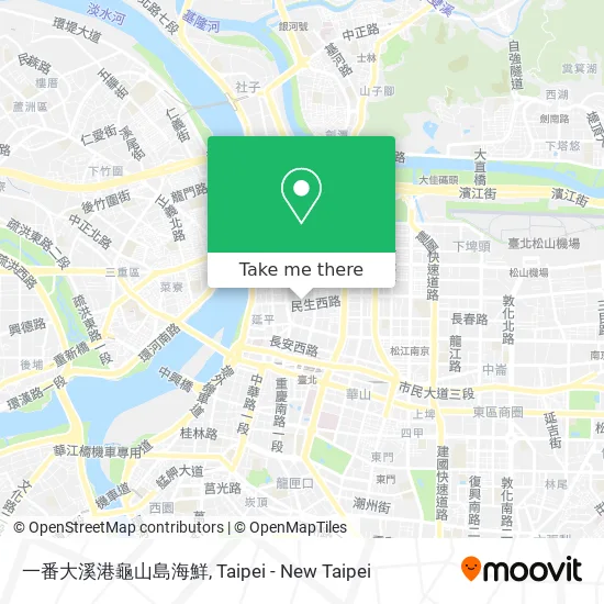 一番大溪港龜山島海鮮 map
