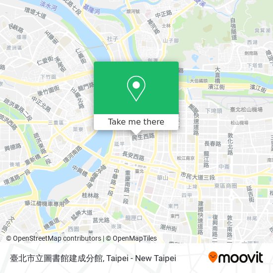 臺北市立圖書館建成分館 map