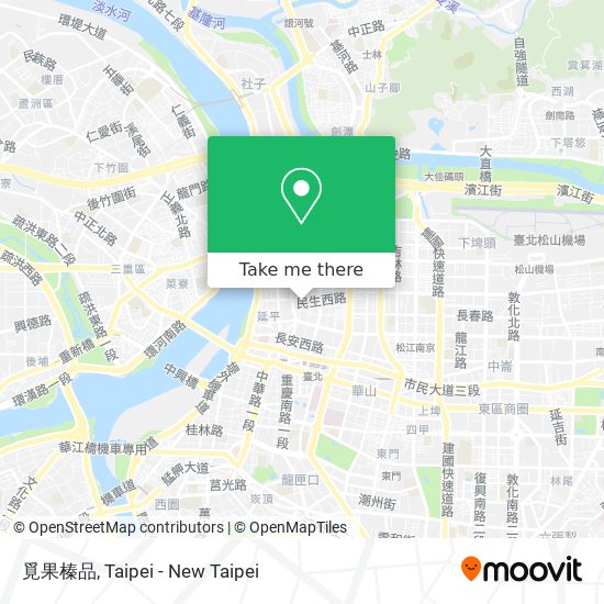 覓果榛品 map