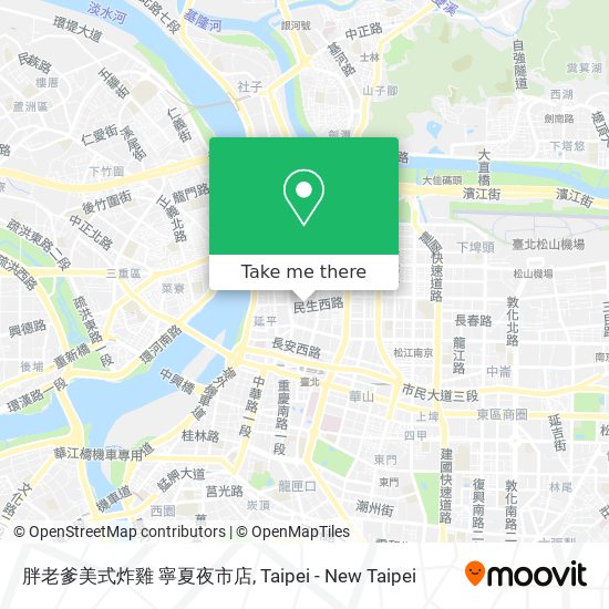 胖老爹美式炸雞 寧夏夜市店 map