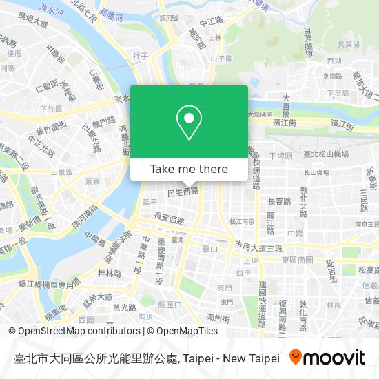 臺北市大同區公所光能里辦公處 map