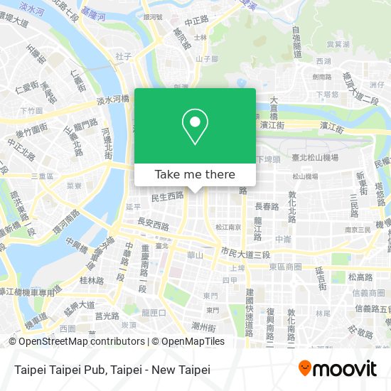 Taipei Taipei Pub map