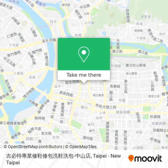 吉必特專業修鞋修包洗鞋洗包-中山店 map