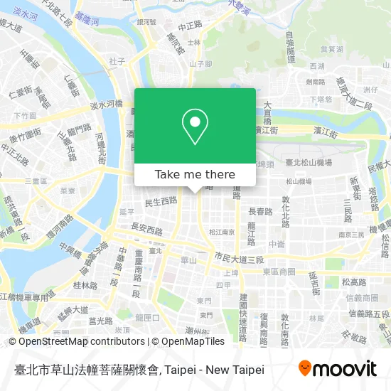 臺北市草山法幢菩薩關懷會 map