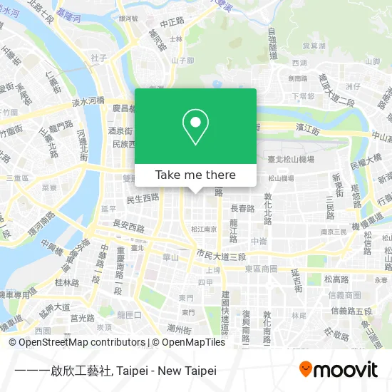 一一一啟欣工藝社 map