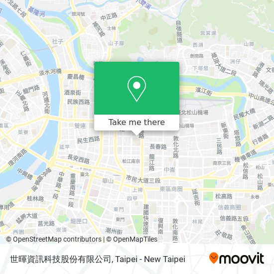 世暉資訊科技股份有限公司 map