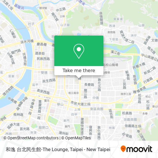 和逸 台北民生館-The Lounge map