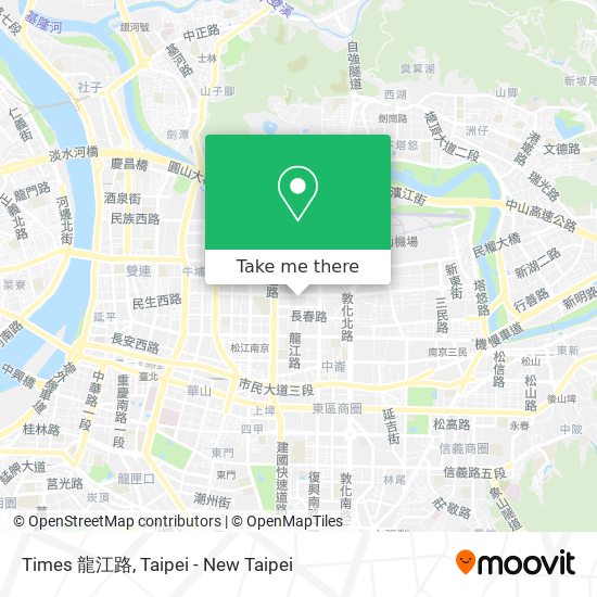 Times 龍江路地圖