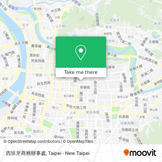 西班牙商務辦事處 map