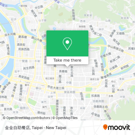 金金自助餐店 map