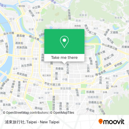 浦東旅行社 map