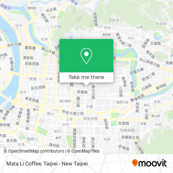 Mata Li Coffee map