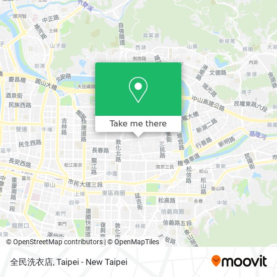 全民洗衣店 map