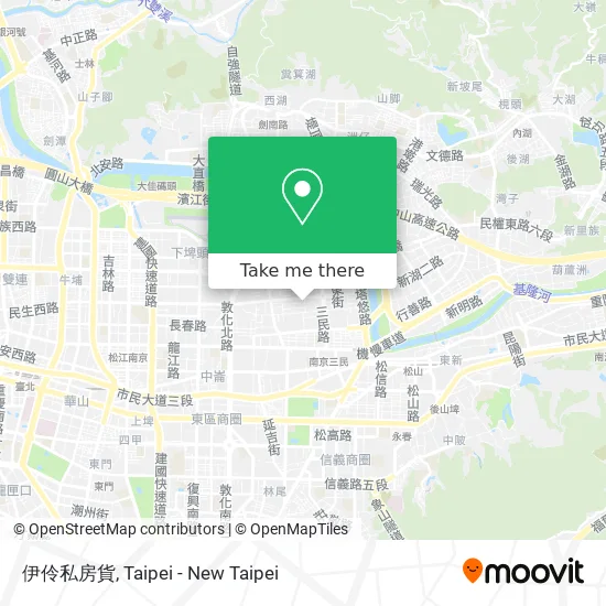 伊伶私房貨 map