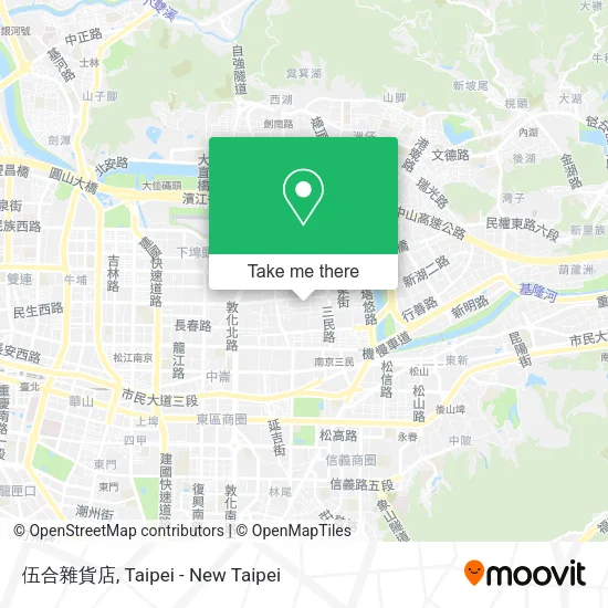 伍合雜貨店 map