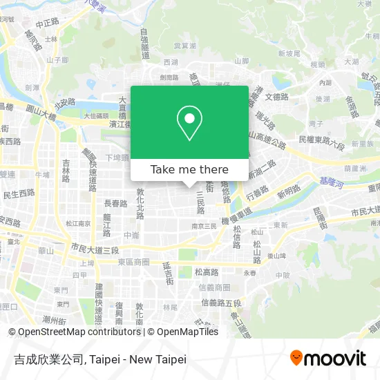 吉成欣業公司地圖