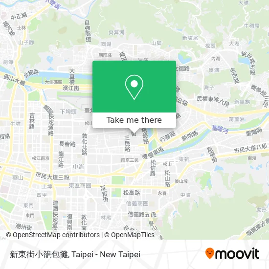 新東街小籠包攤地圖
