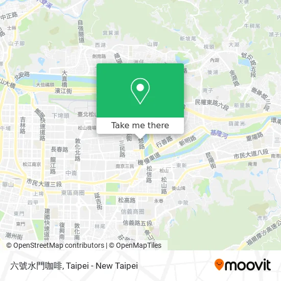 六號水門咖啡 map