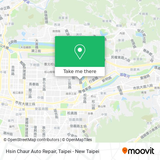 Hsin Chaur Auto Repair map