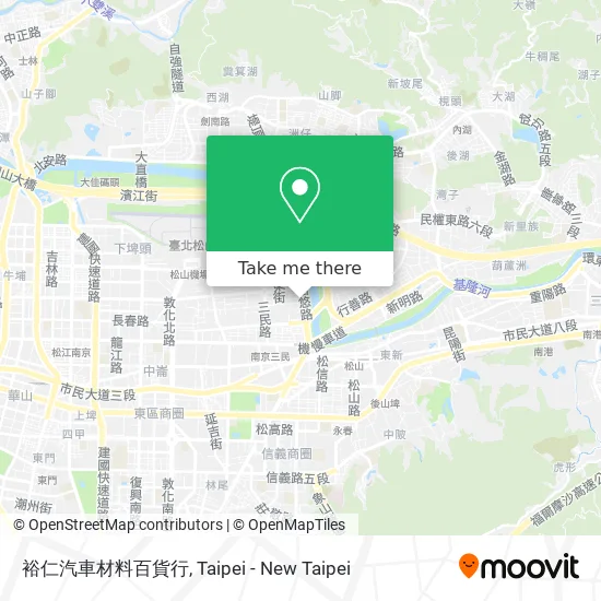裕仁汽車材料百貨行地圖