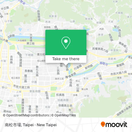 南松市場地圖
