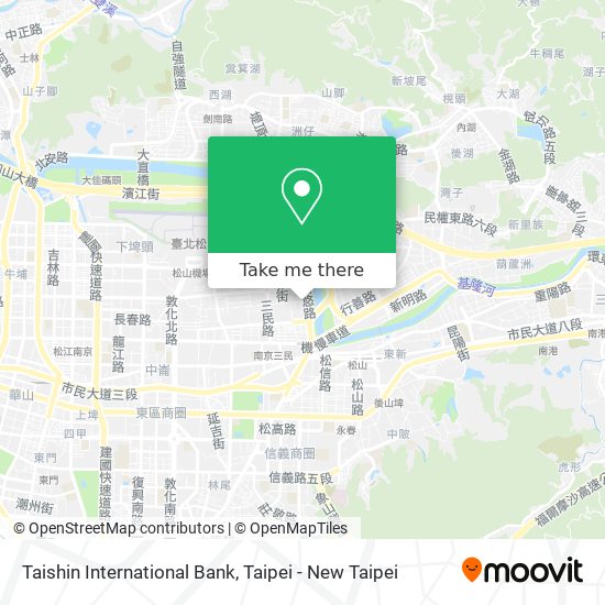 Taishin International Bank map