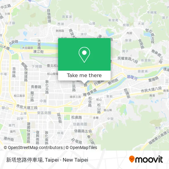 新塔悠路停車場 map