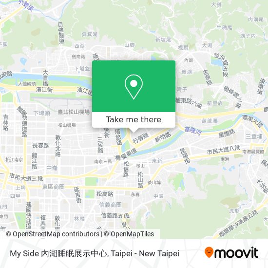 My Side 內湖睡眠展示中心 map