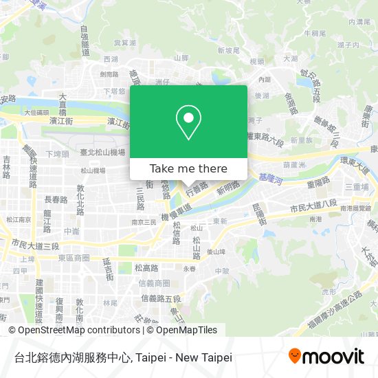 台北鎔德內湖服務中心 map