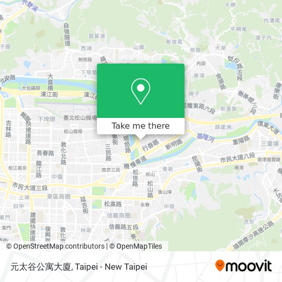 元太谷公寓大廈 map