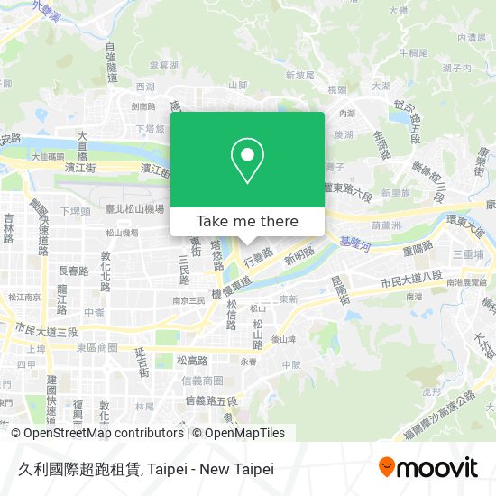 久利國際超跑租賃 map